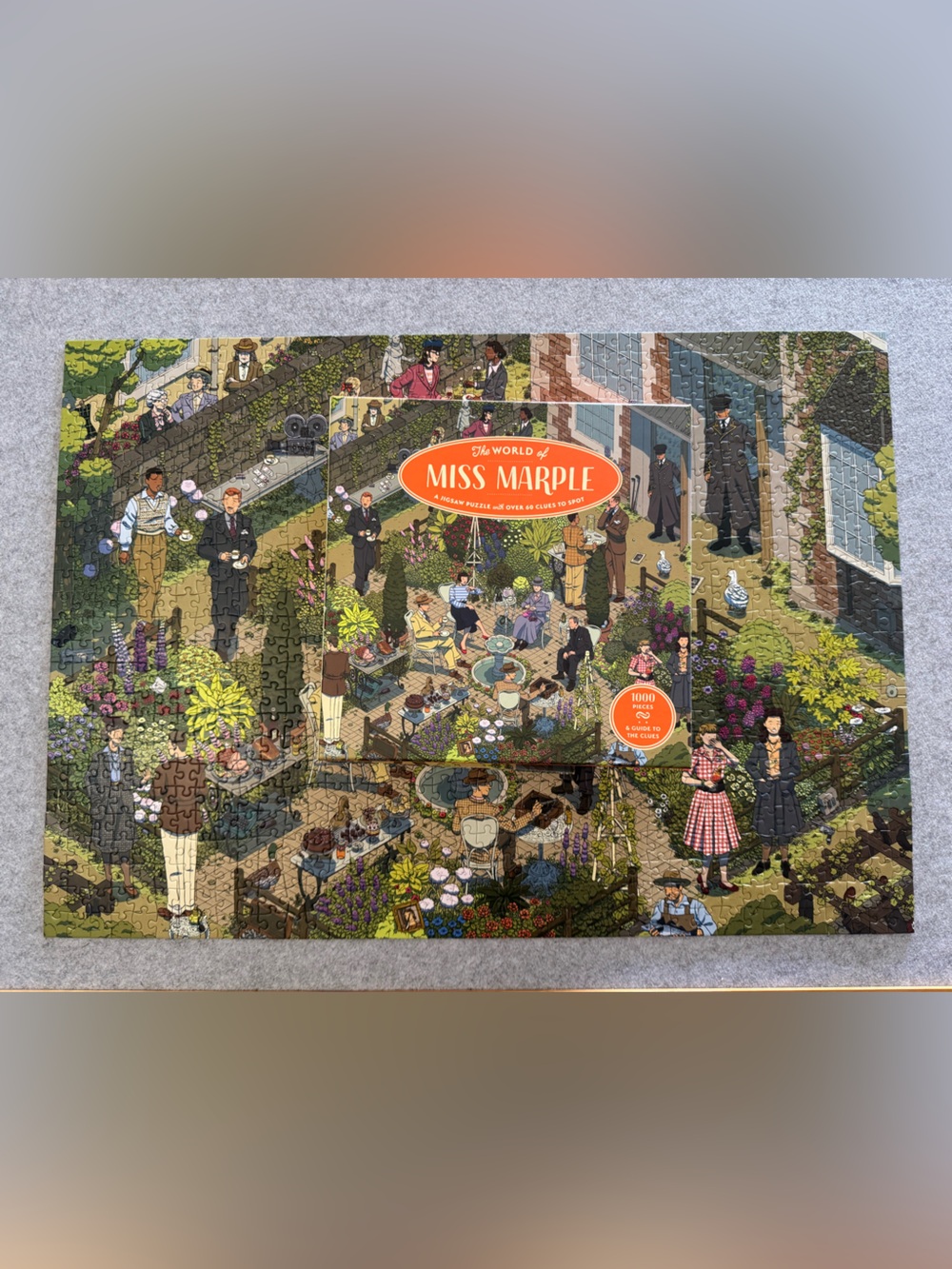 The World of Miss Marple 1000 Pc Puzzle 100% complete
